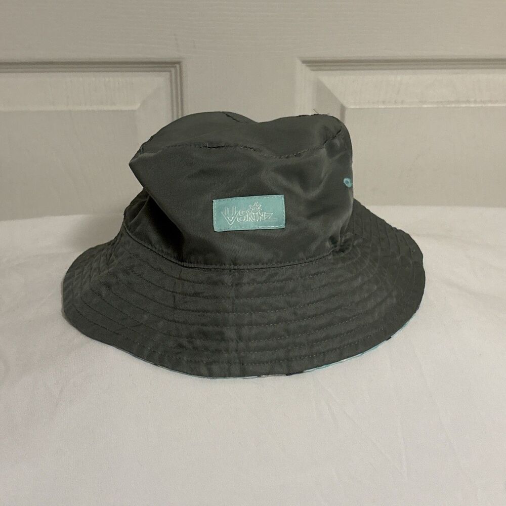 UV SKINZ SUN HAT UPF 50+ GREY KIDS SUNWEAR HAT LITTLE BOY GIRL SUMMER BEACH SZ 6